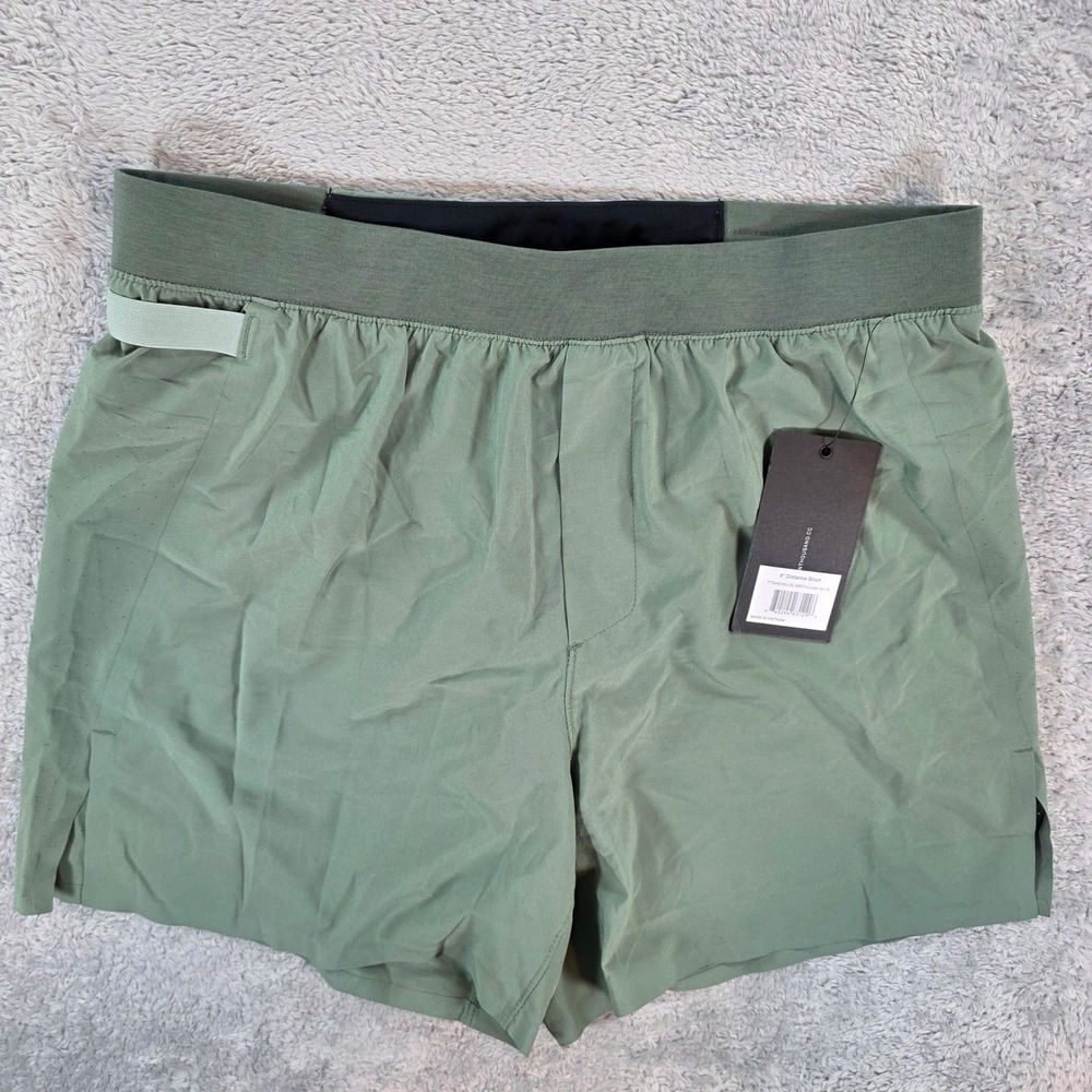 Ten Thousand 5" Distance Short Laurel Green Small Mens Running Athletic TTSH016